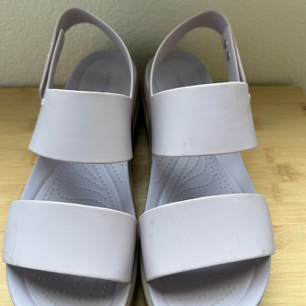 Women's Croc Wedges Lavender/Pastel Purple Sandals